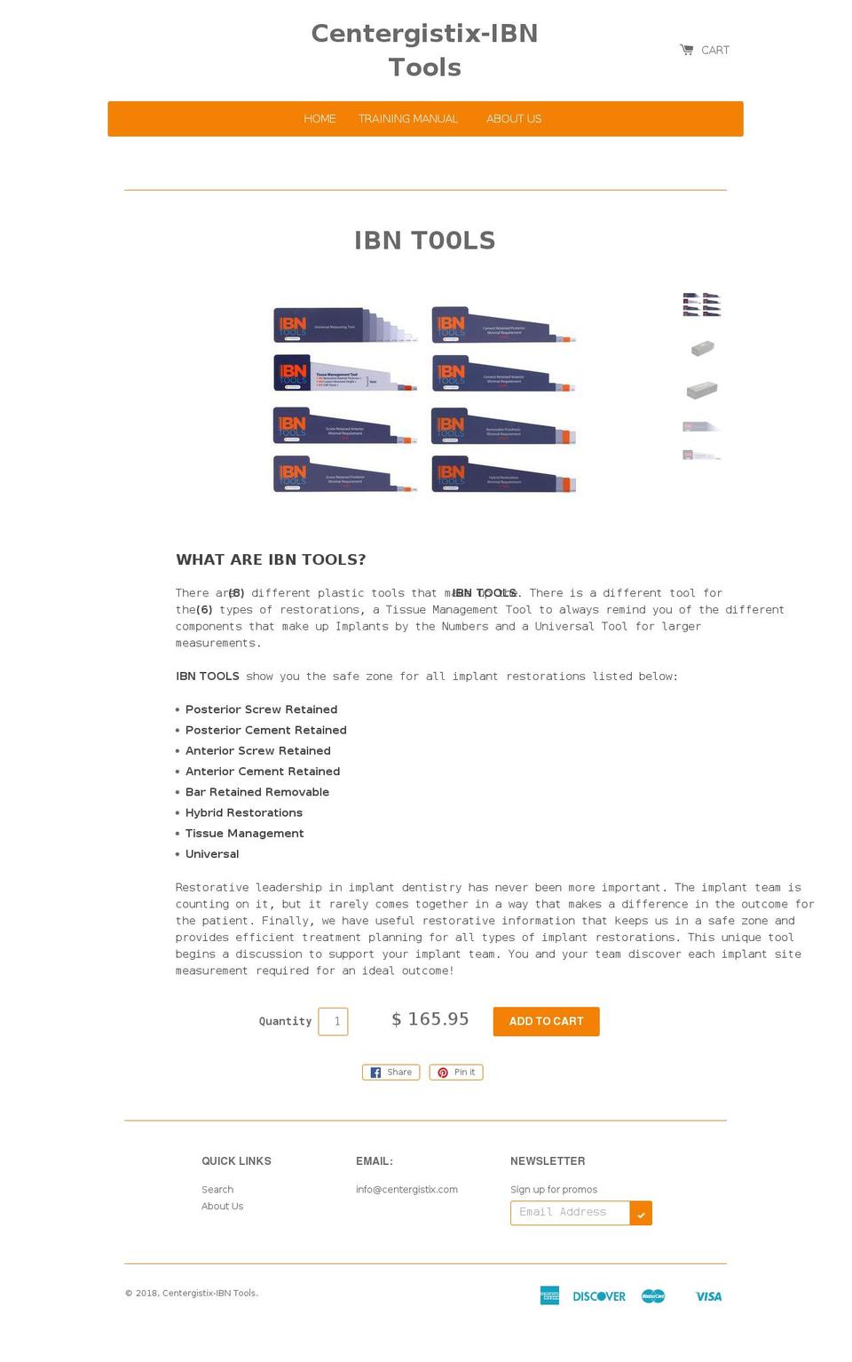 centergistix-ibntools.com — Shopify storefront screenshot