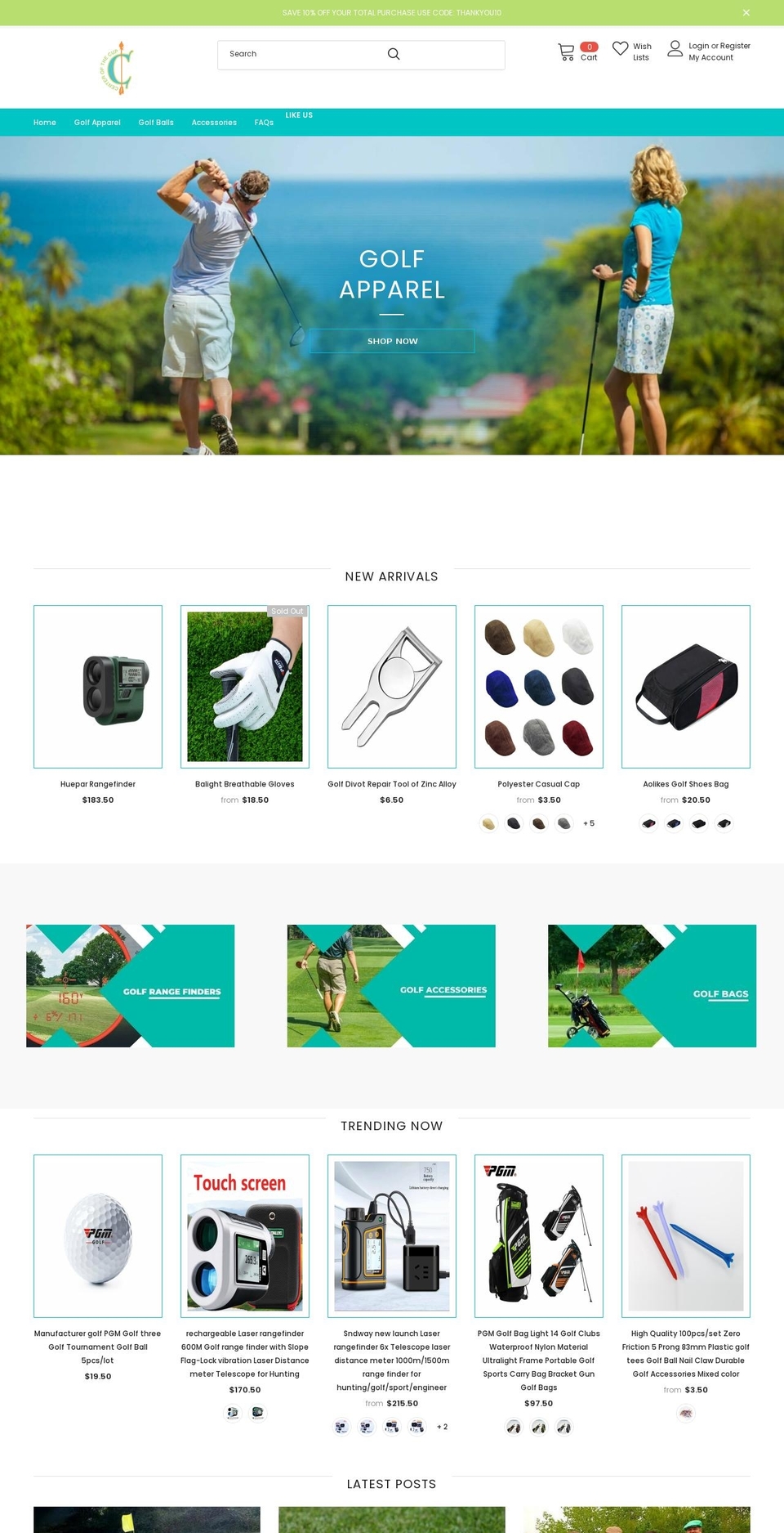 centerofthecup.com shopify website screenshot