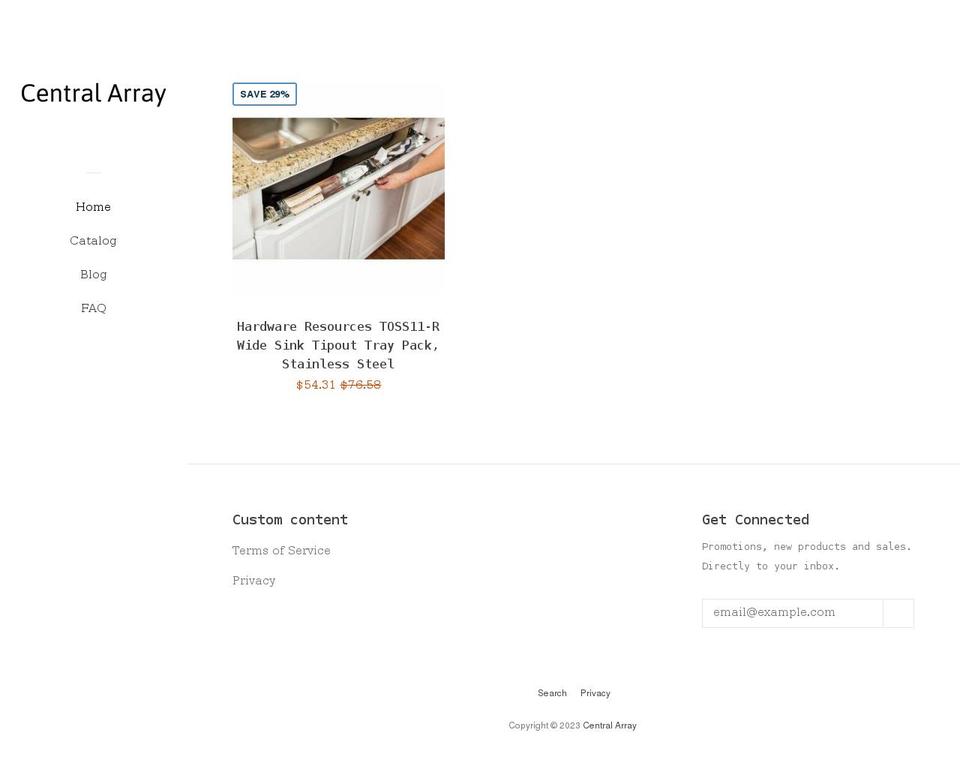 pop-customized-mar-am Shopify theme site example centralarray.com