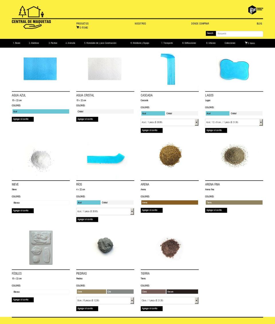 centraldemaquetas.com shopify website screenshot