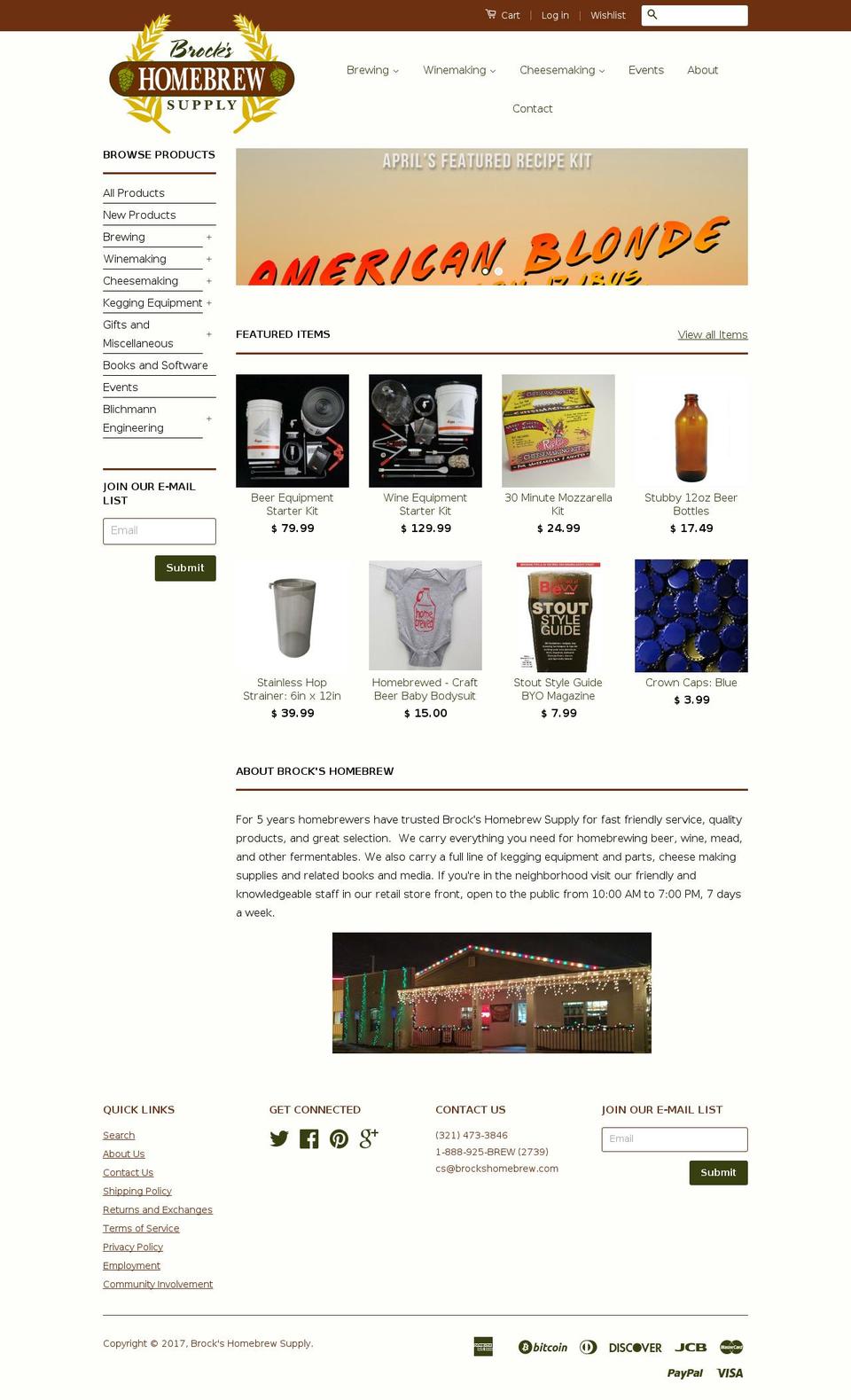 Homebrew Main 1-24-17 Shopify theme site example centralfloridahomebrew.com