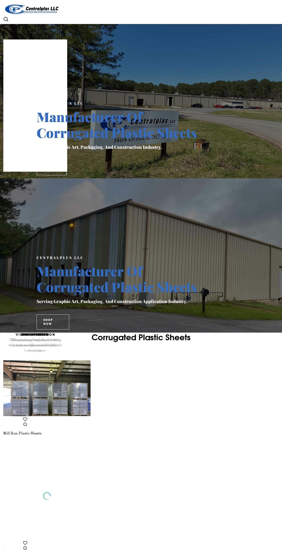 centralplas.com shopify website screenshot