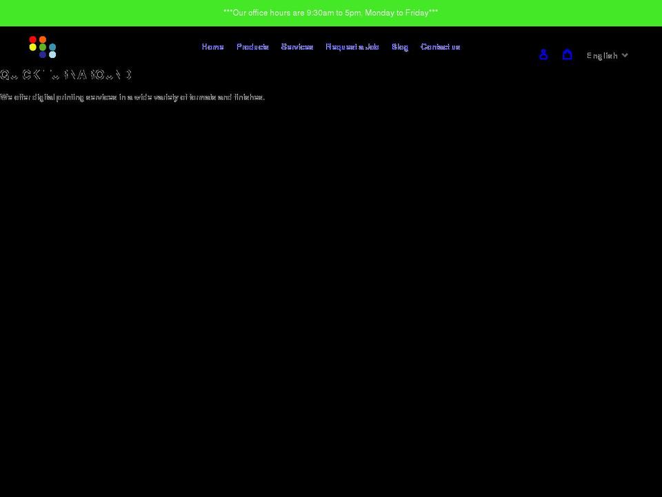 centredecopie.ca shopify website screenshot