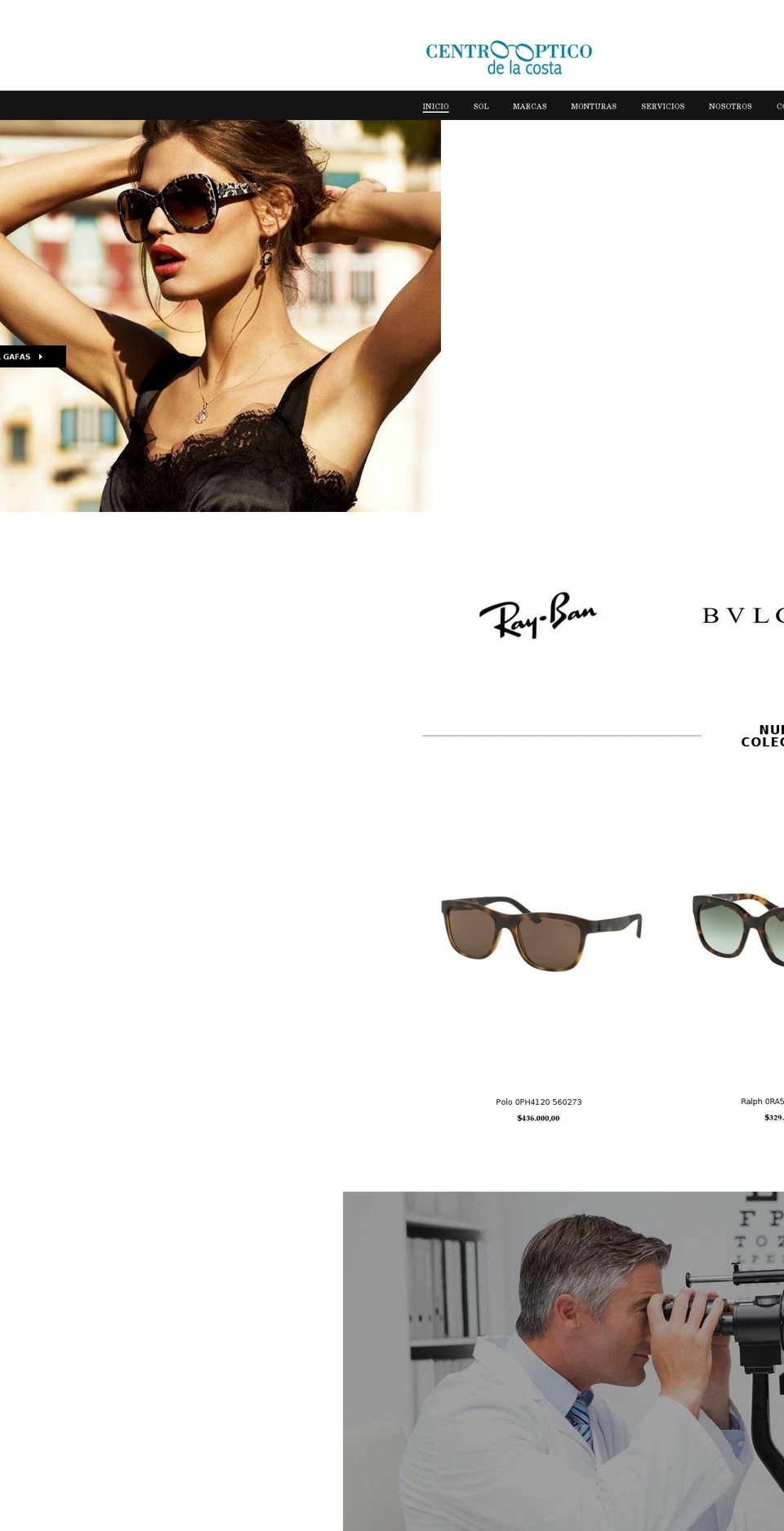 centroptico.com — Shopify storefront screenshot