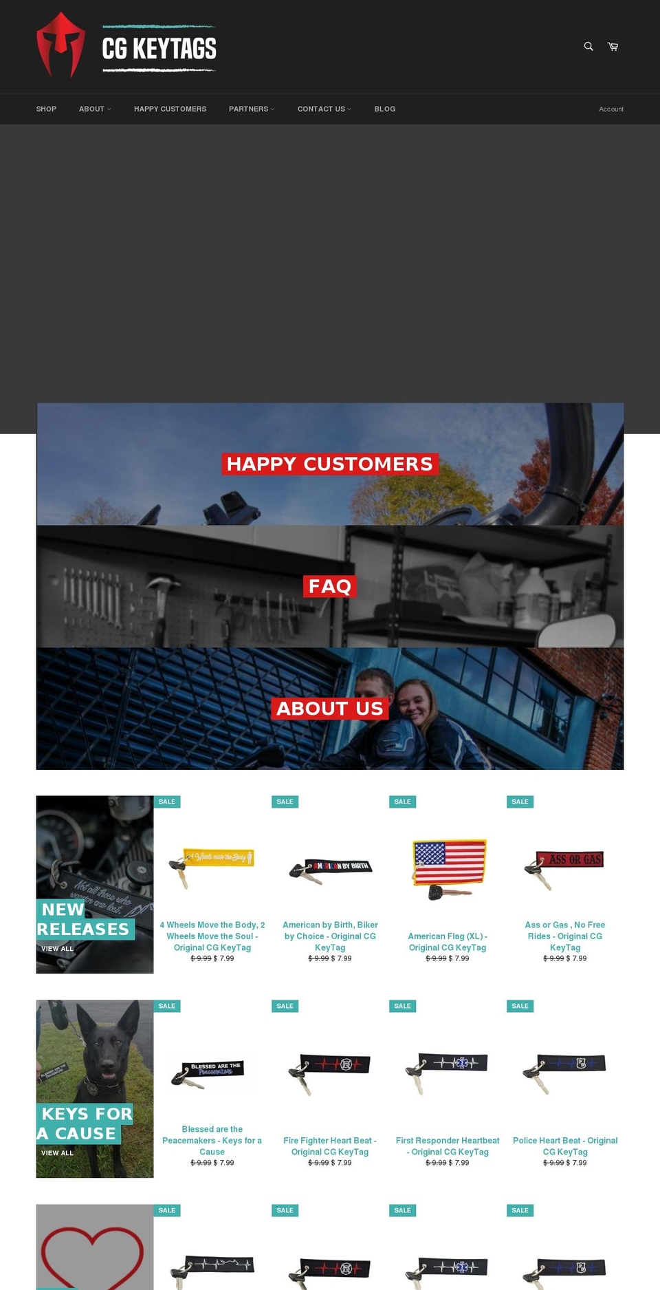 Venture Shopify theme site example centurion-goods-keytags.myshopify.com
