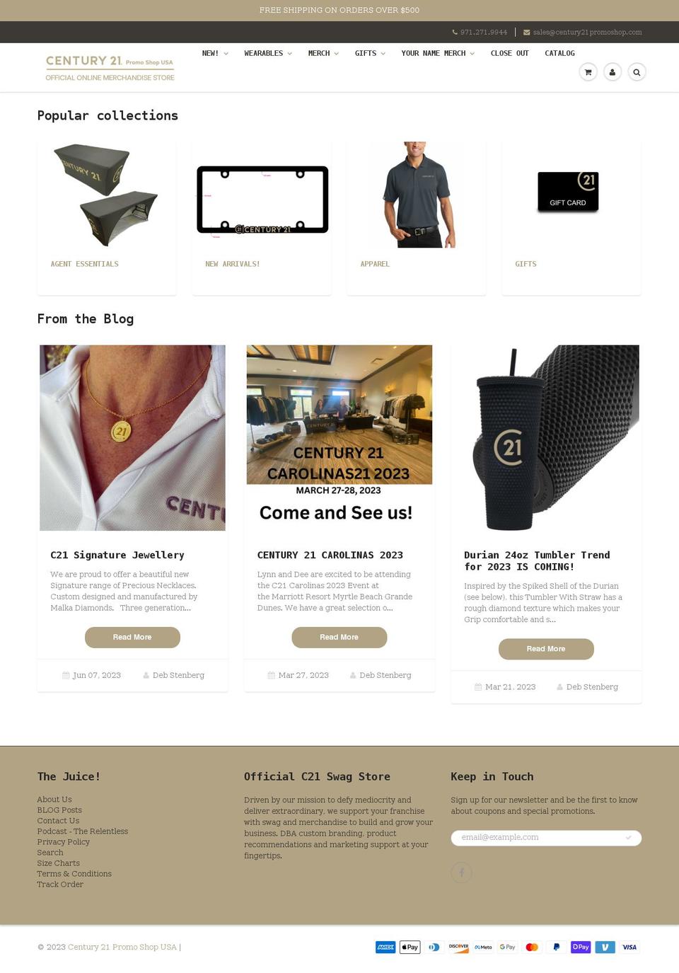 century21promoshopusa.com shopify website screenshot