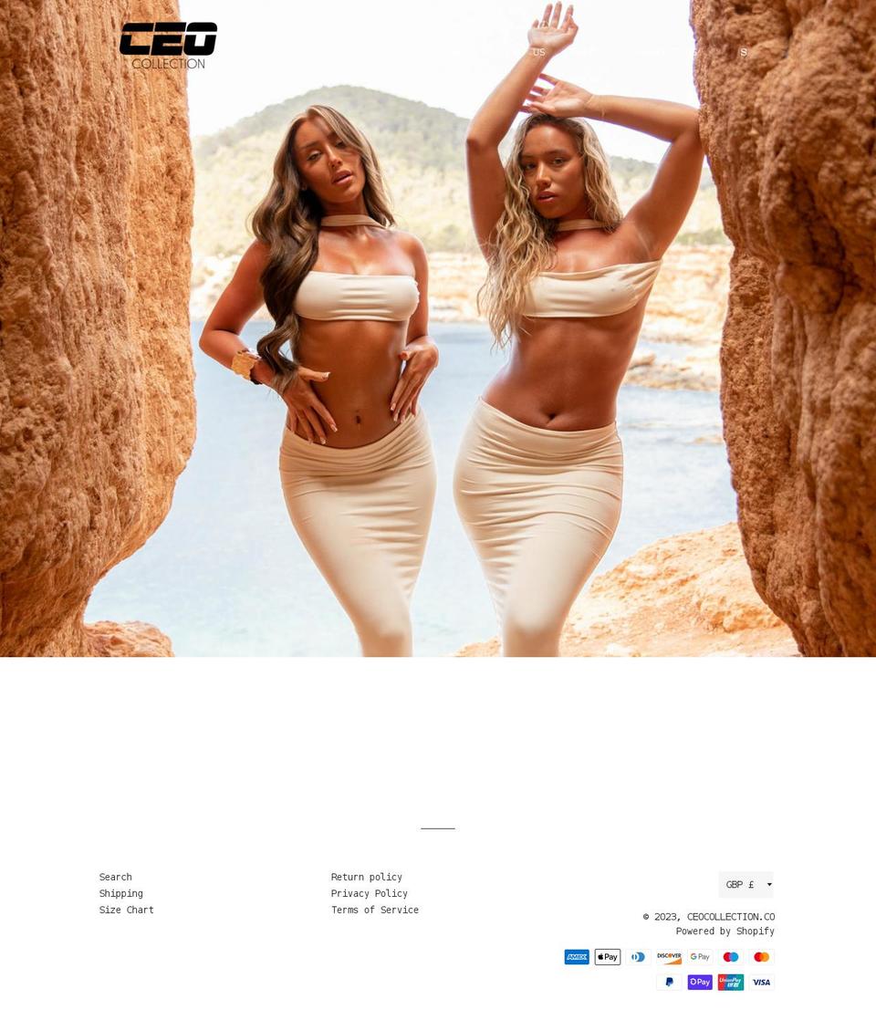 ceocollection.co.uk shopify website screenshot