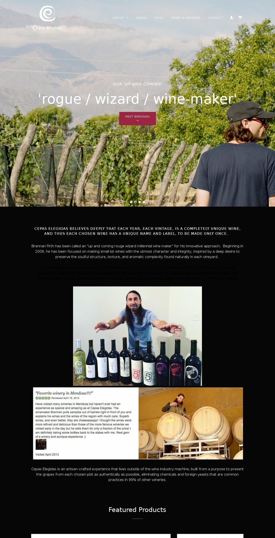 cepaselegidas.com shopify website screenshot