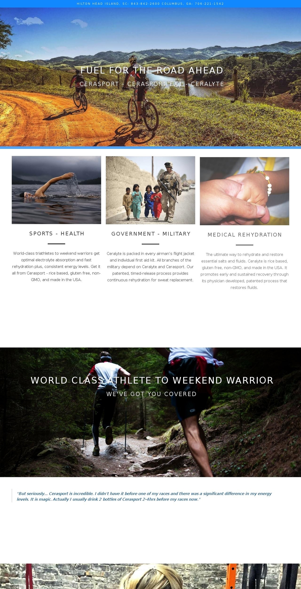 ceralite.com shopify website screenshot