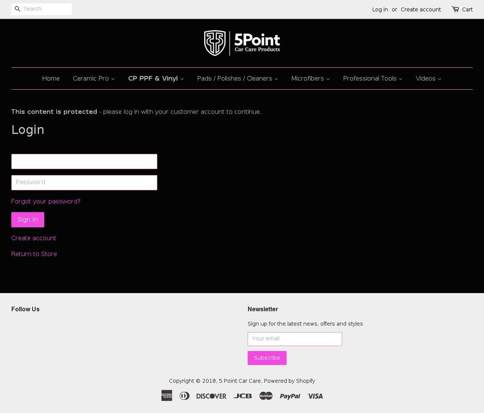 ceramicproppfvinyl.com — Shopify storefront screenshot