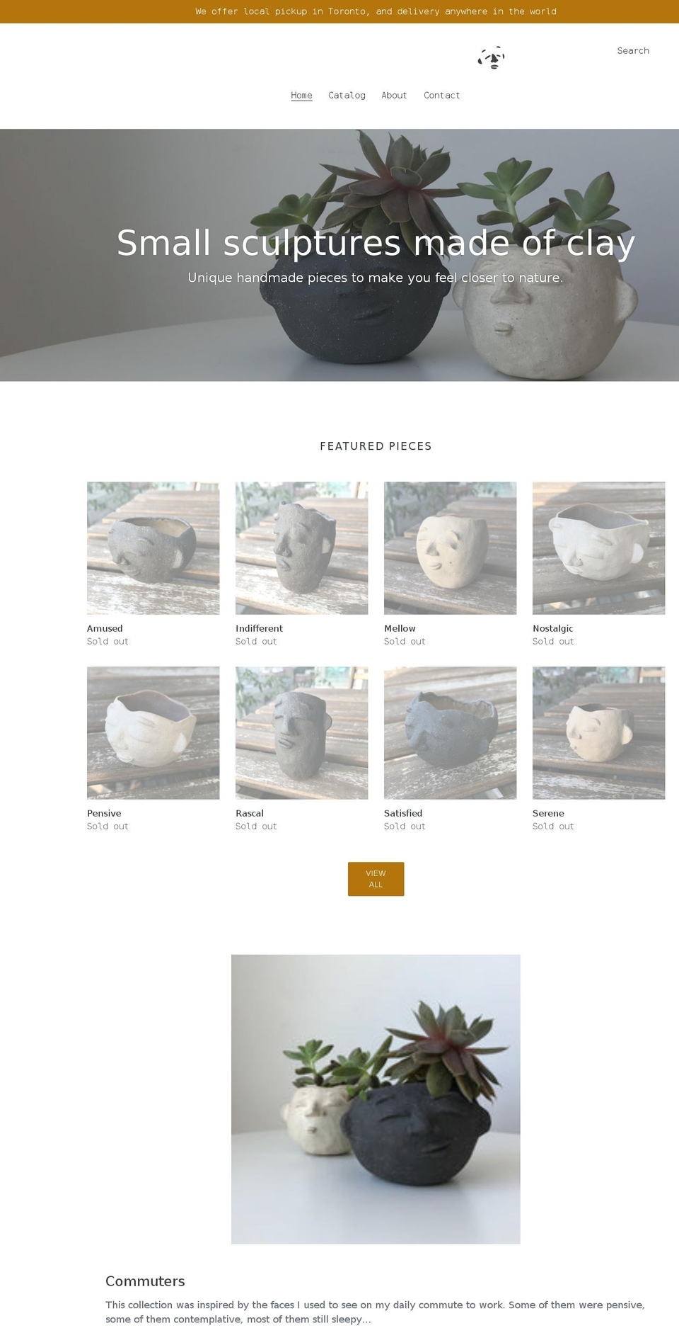 ceramicsbysil.com shopify website screenshot