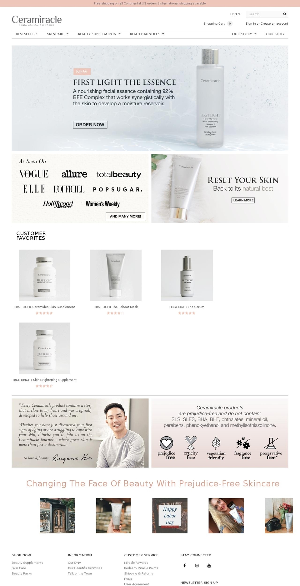 ceramiracle.com — Shopify storefront screenshot