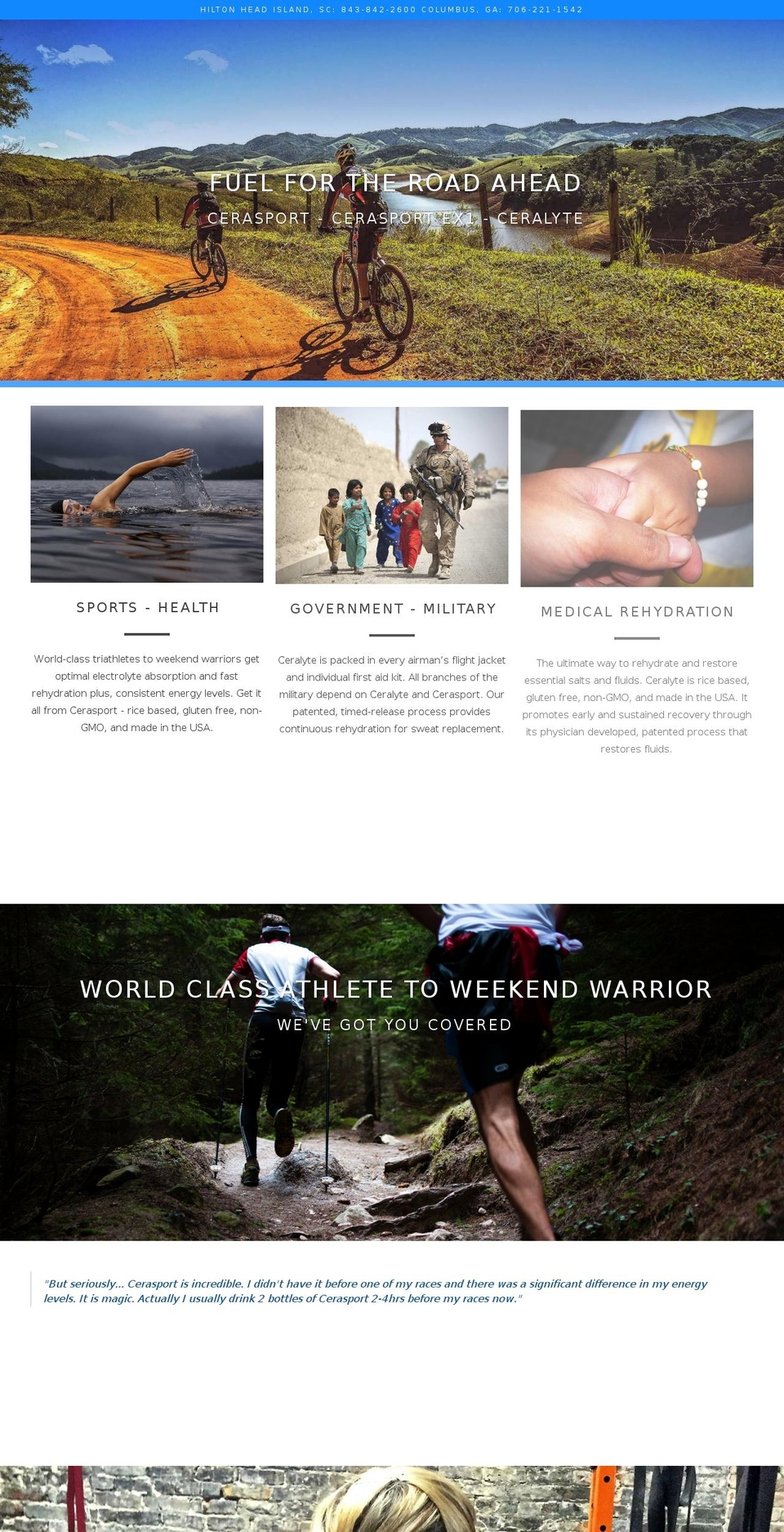 ceraproductsinc.com shopify website screenshot