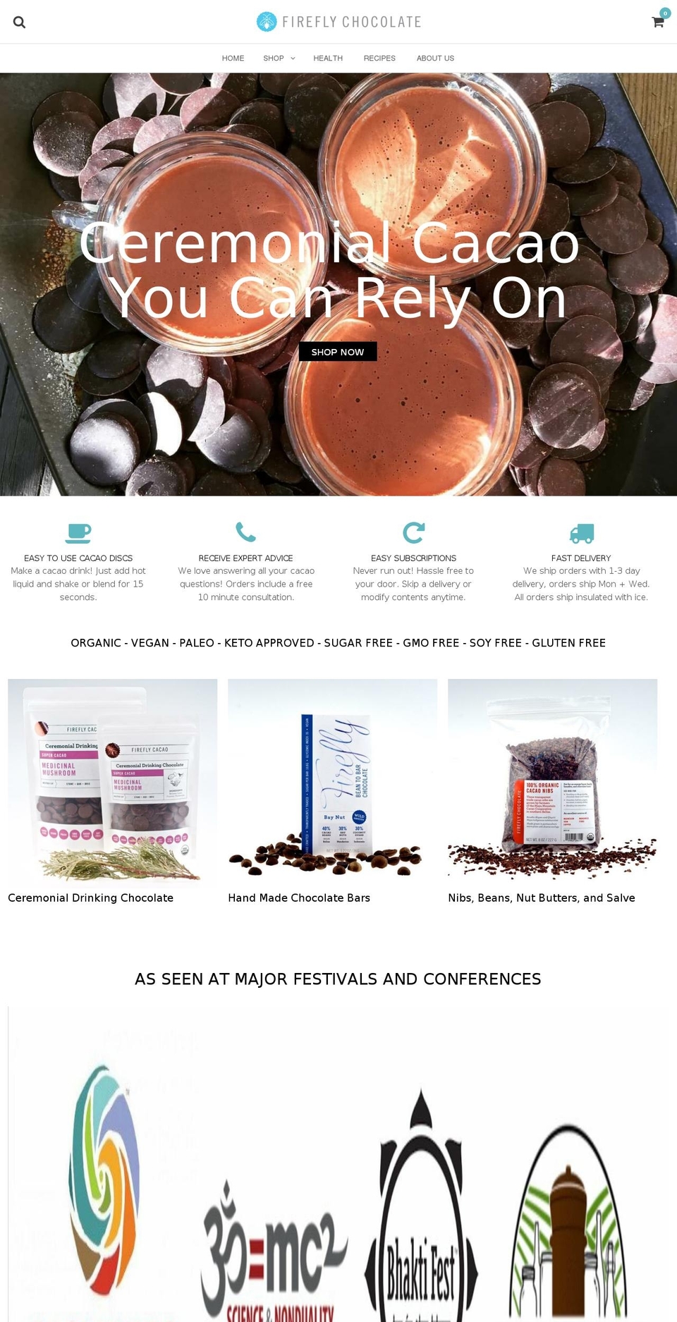 beoshop-v1-0-3 Shopify theme site example ceremonial-cacao.com