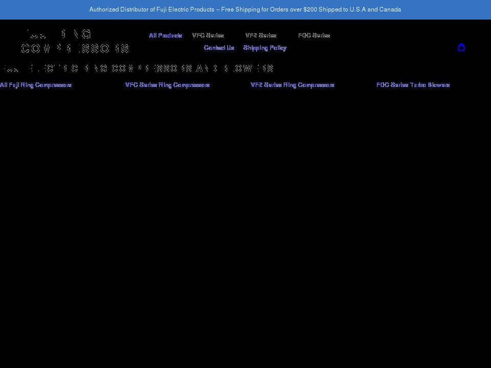 certifiedcompressors.com — Shopify storefront screenshot