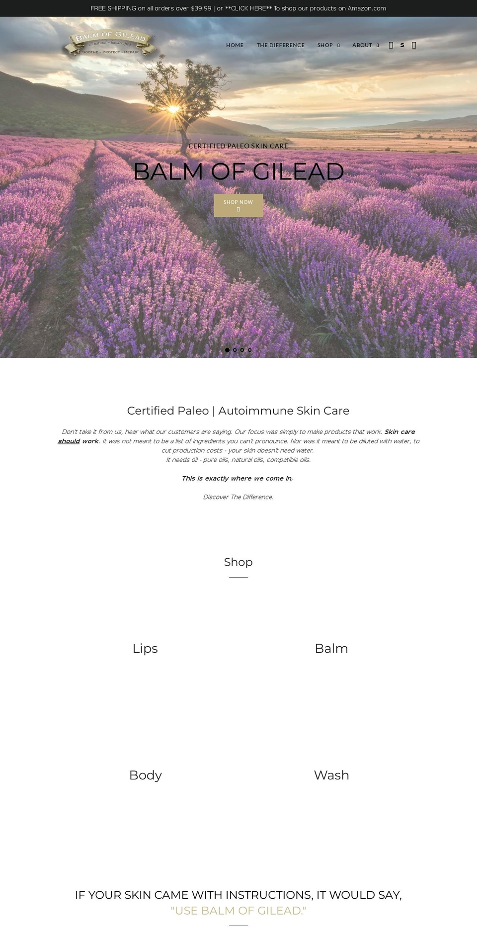 certifiedpaleoskincare.com — Shopify storefront screenshot