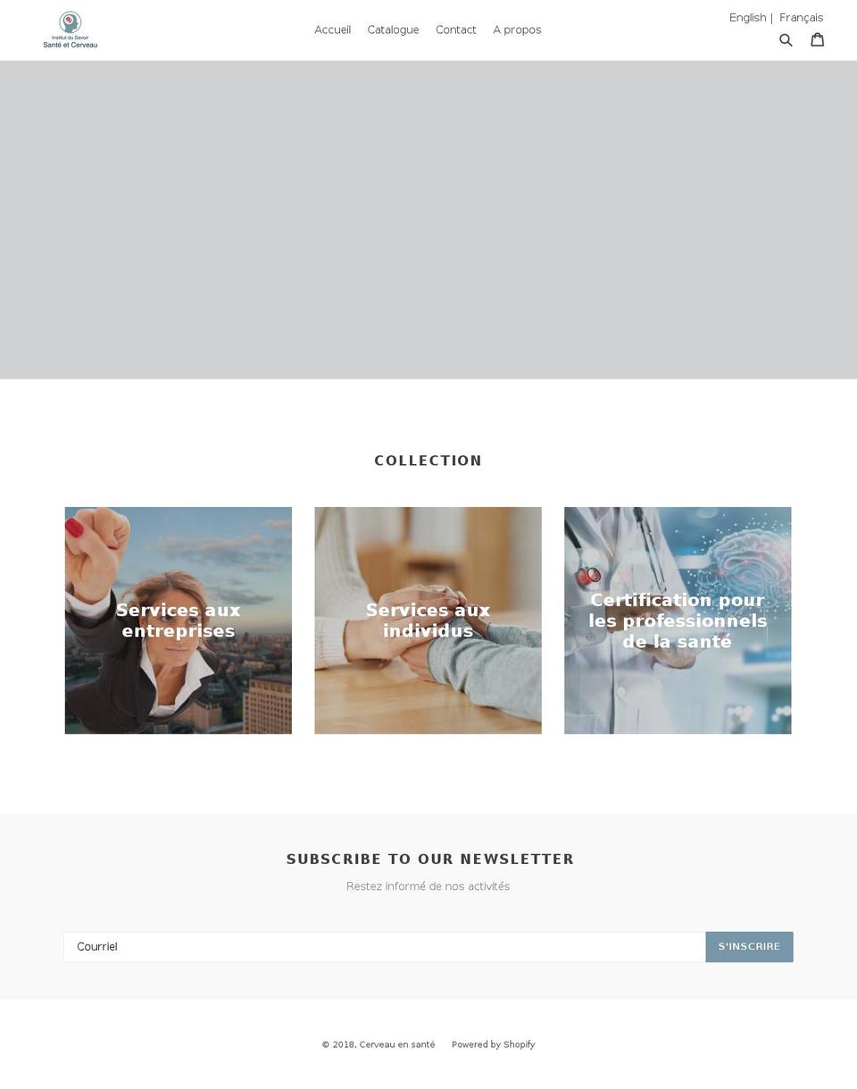 cerveauensante.com shopify website screenshot