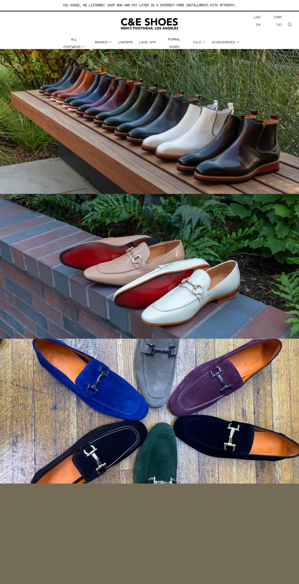 ceshoeslosangeles.com shopify website screenshot