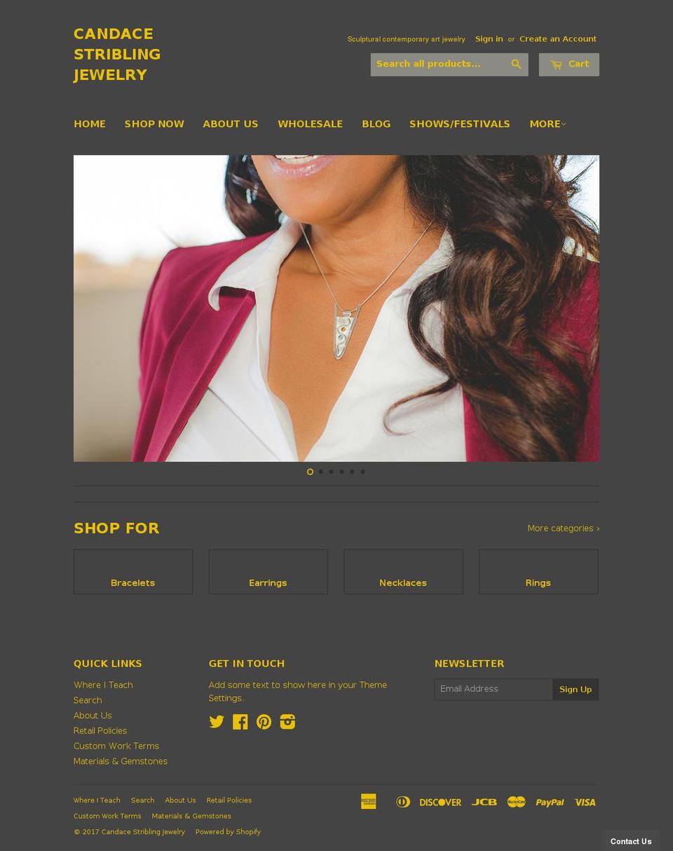 cesjewelry.com shopify website screenshot