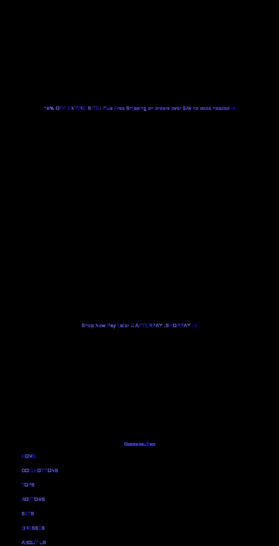 cessoboutique.com shopify website screenshot