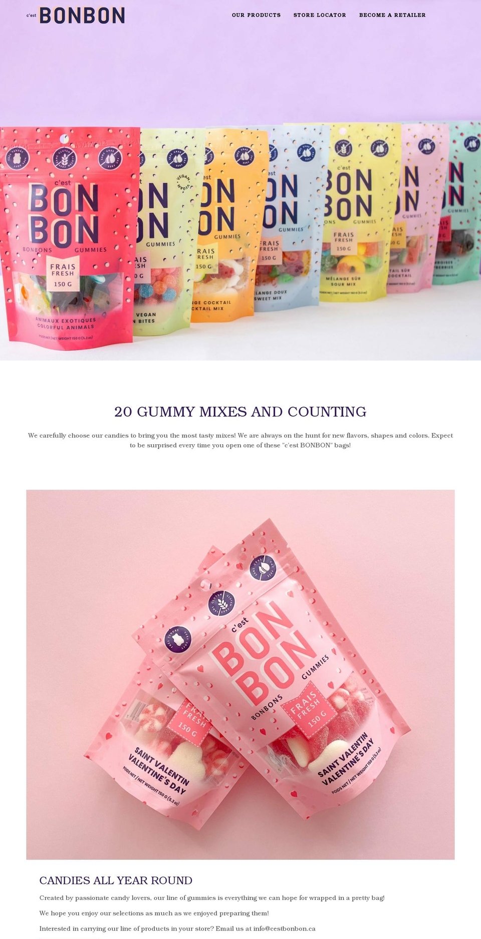 cestbonbon.ca shopify website screenshot