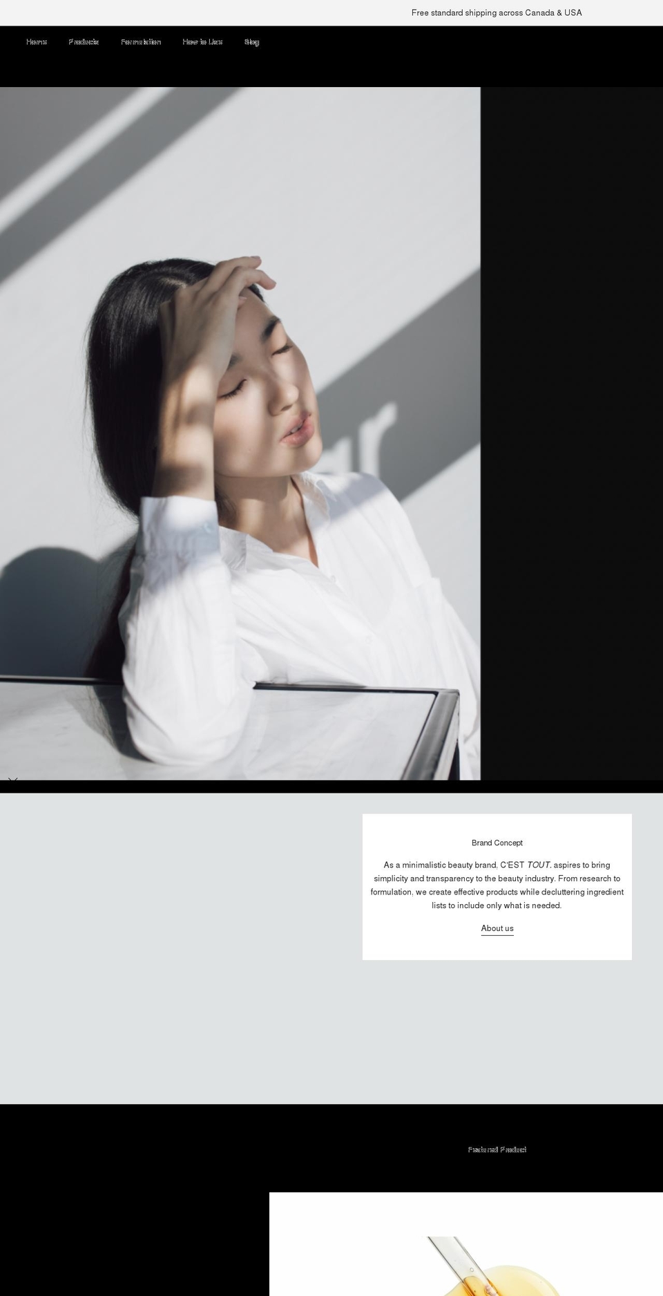 cesttoutbeauty.com shopify website screenshot