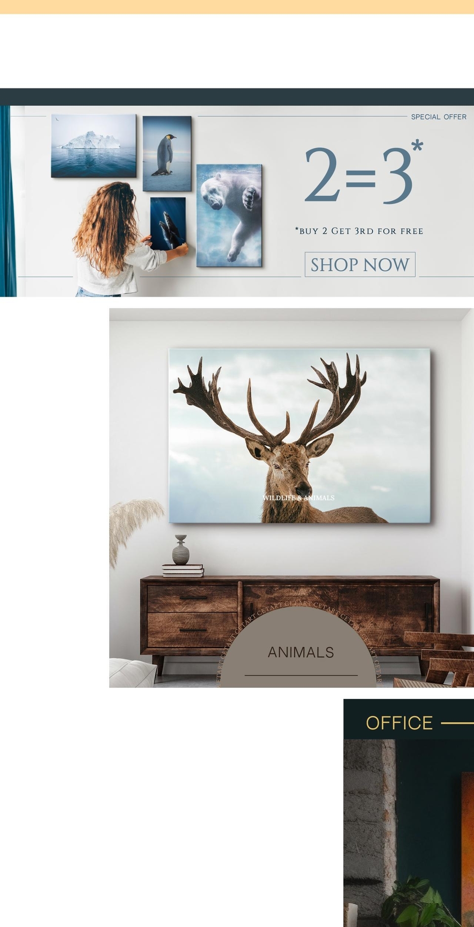 cetart.com shopify website screenshot