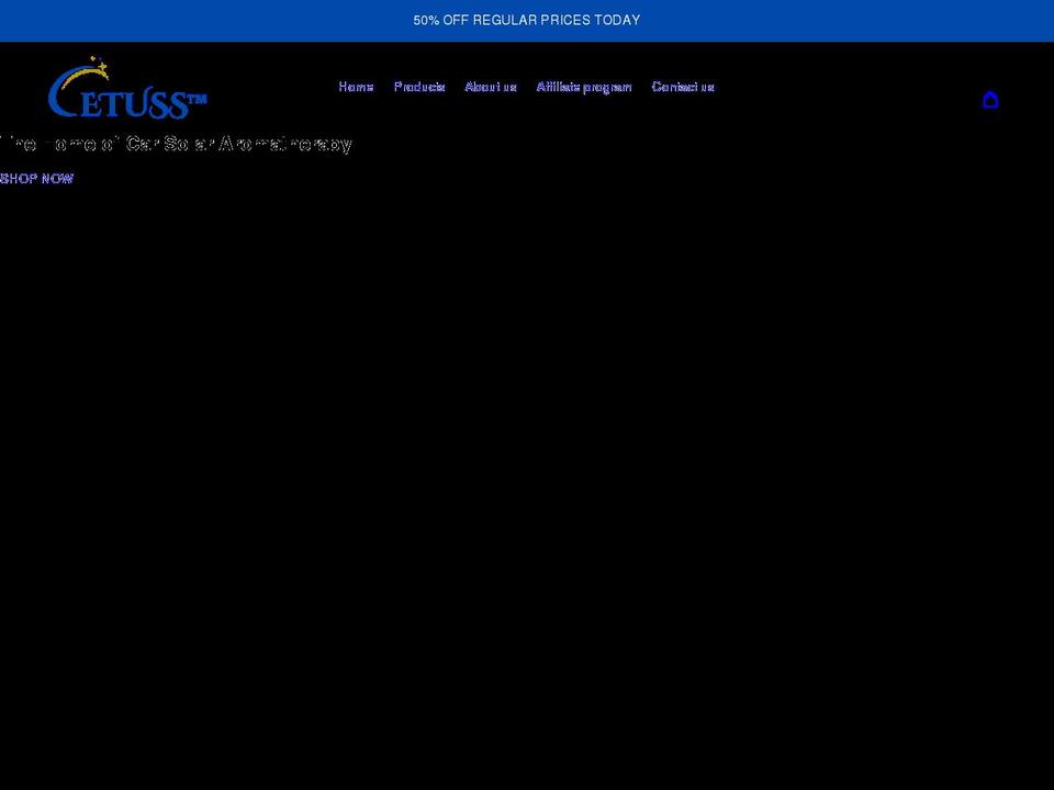 cetuss.com shopify website screenshot