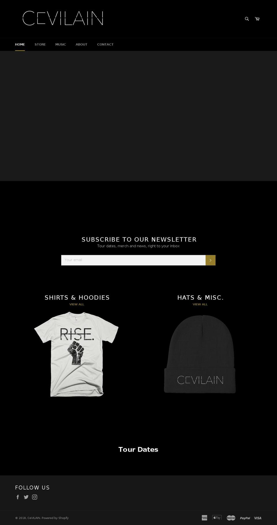 cevilain.com — Shopify storefront screenshot