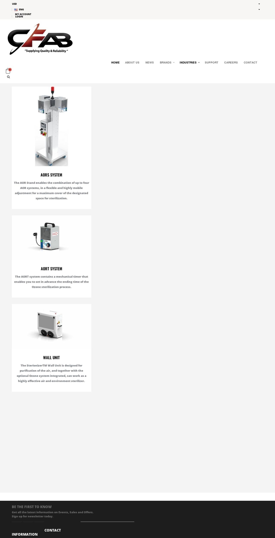 cfabllc.com shopify website screenshot