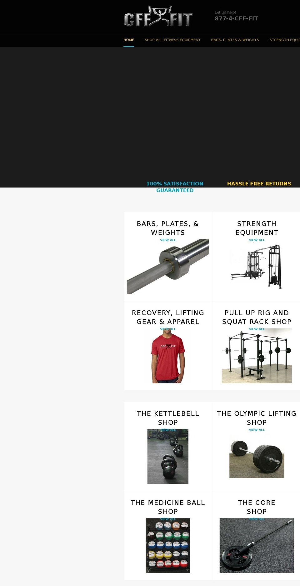 cffstrengthequipment.com shopify website screenshot