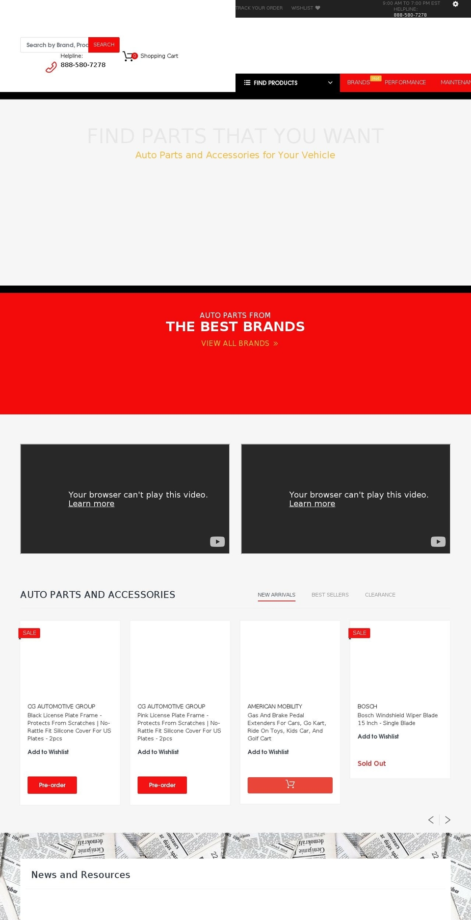 cg-automotive-group.myshopify.com — Shopify storefront screenshot