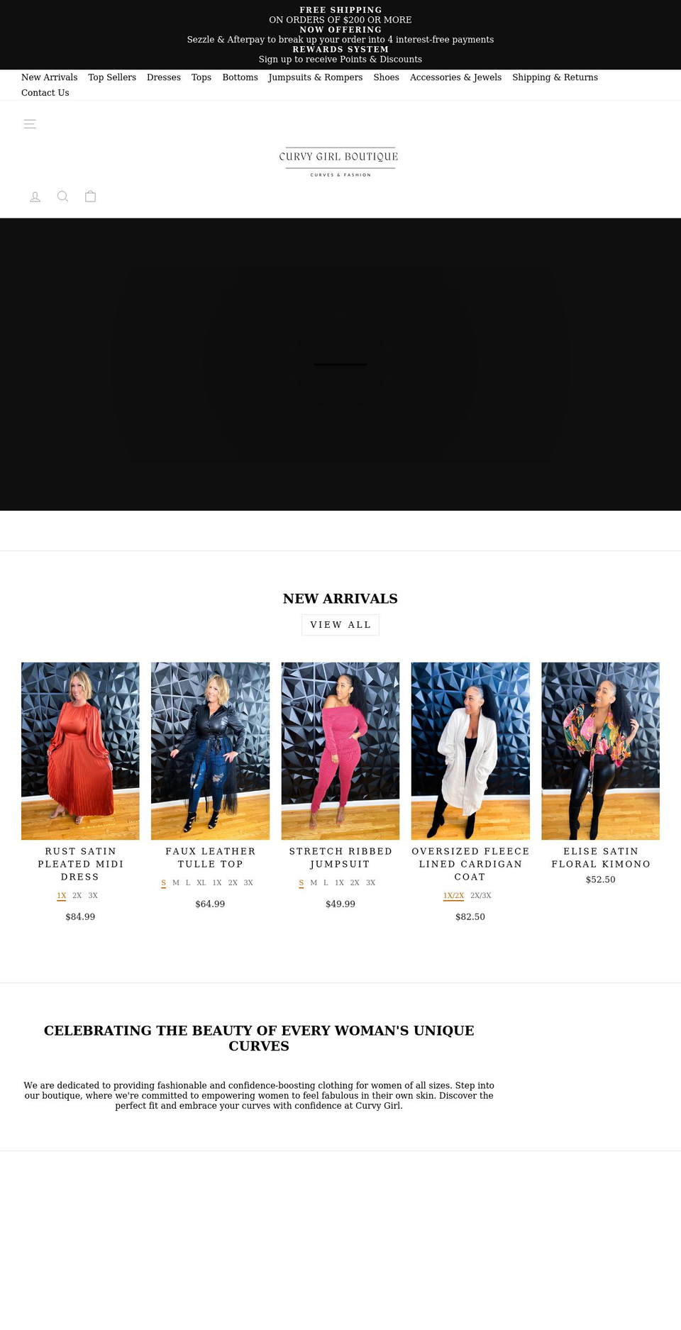 cgchic.com shopify website screenshot