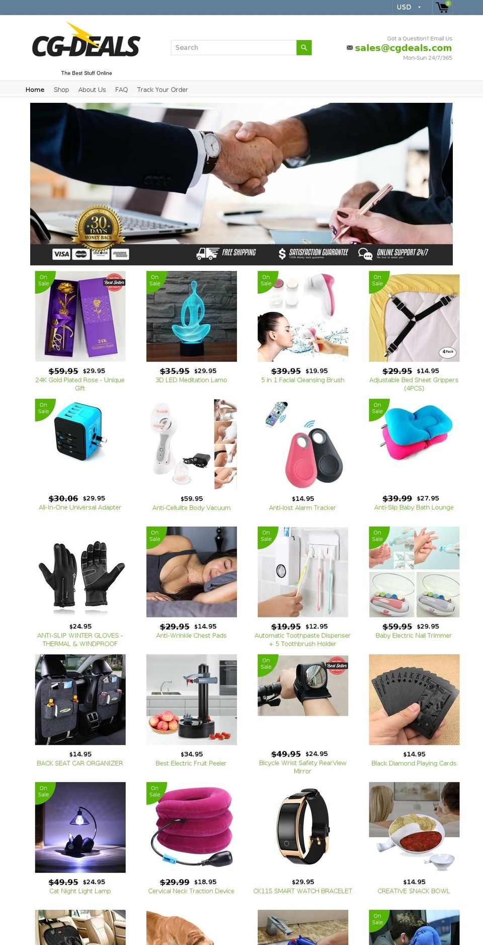 cgdeals.com — Shopify storefront screenshot