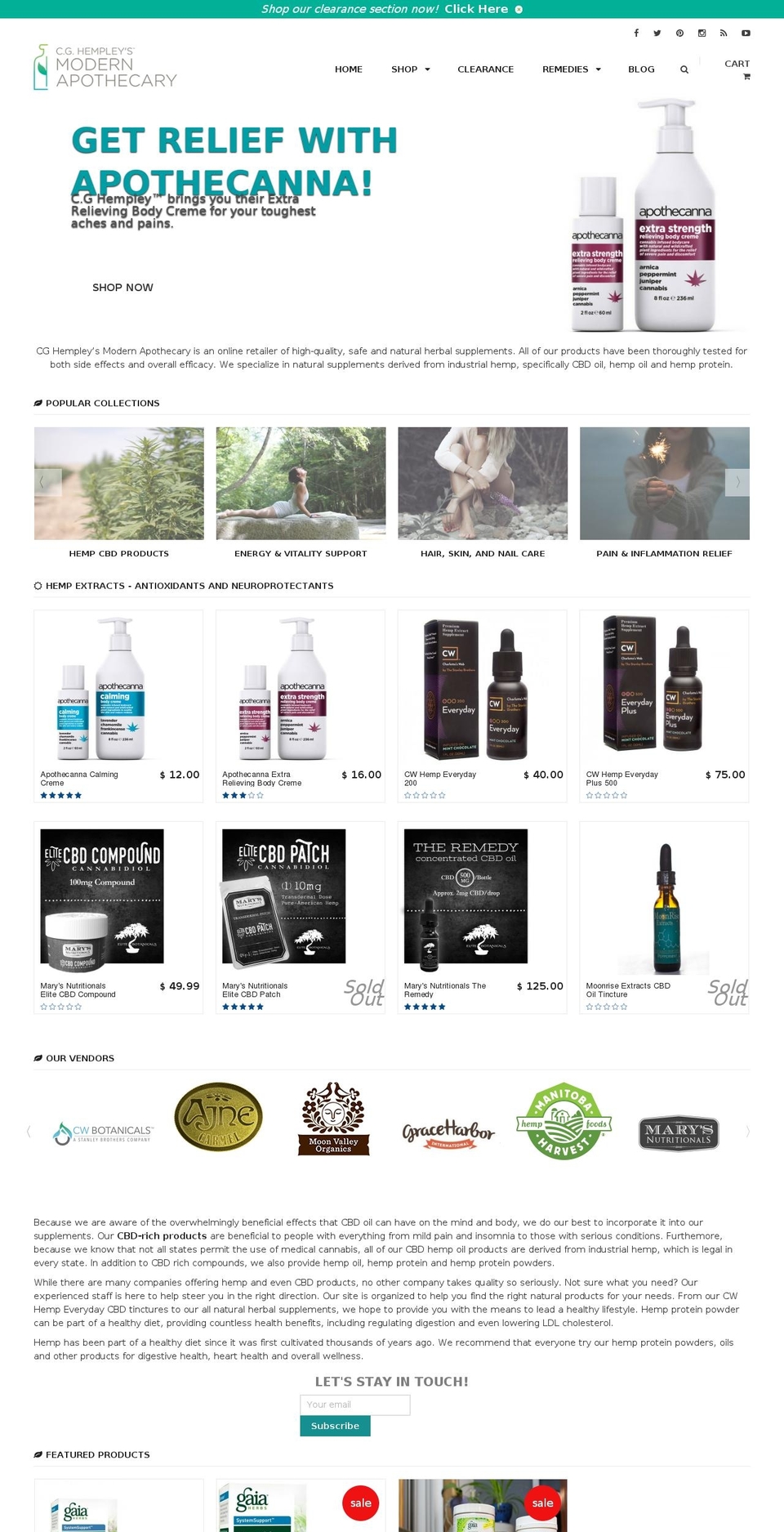 uptown-default-r8 Shopify theme site example cghempleys.com