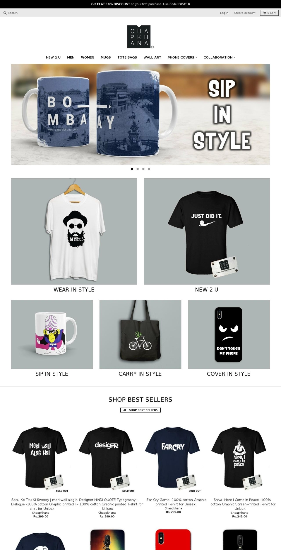 chaapkhana.com — Shopify storefront screenshot