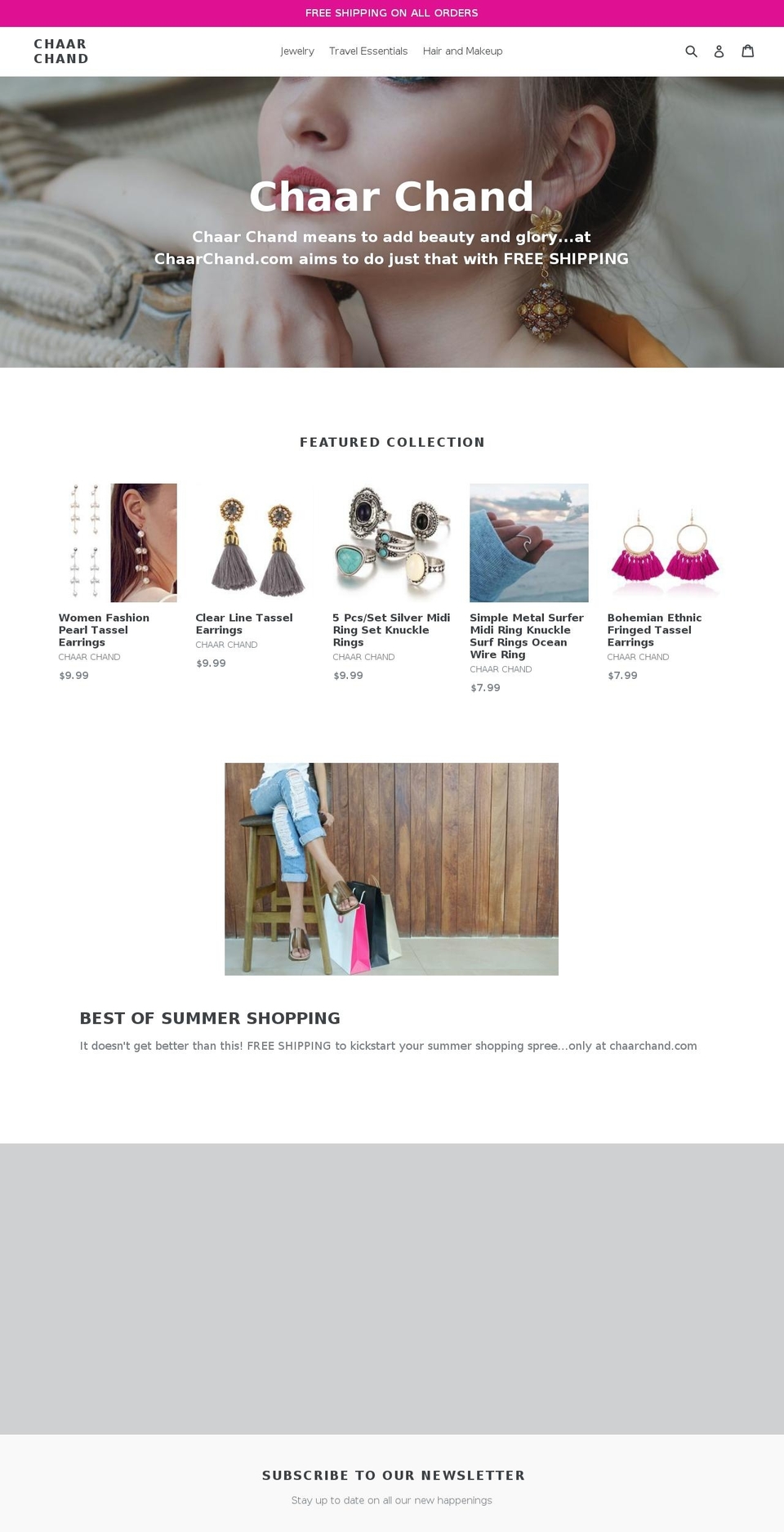 chaarchand.com — Shopify storefront screenshot