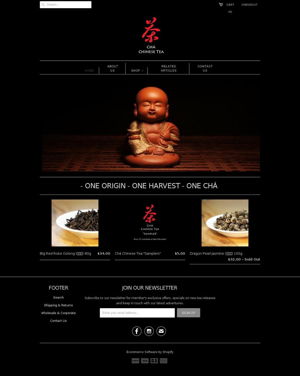 chachinesetea.com shopify website screenshot