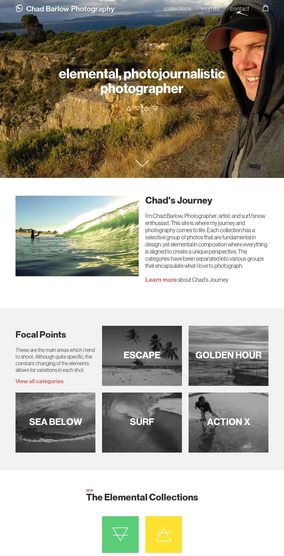 Chad Barlow Shopify theme site example chadbarlowphoto.com