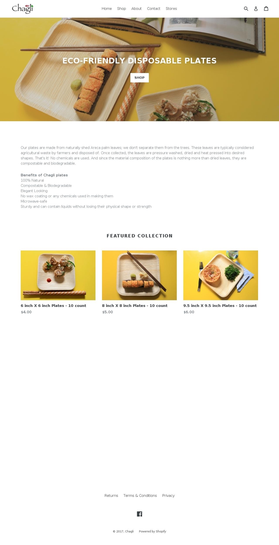 chagli.com shopify website screenshot