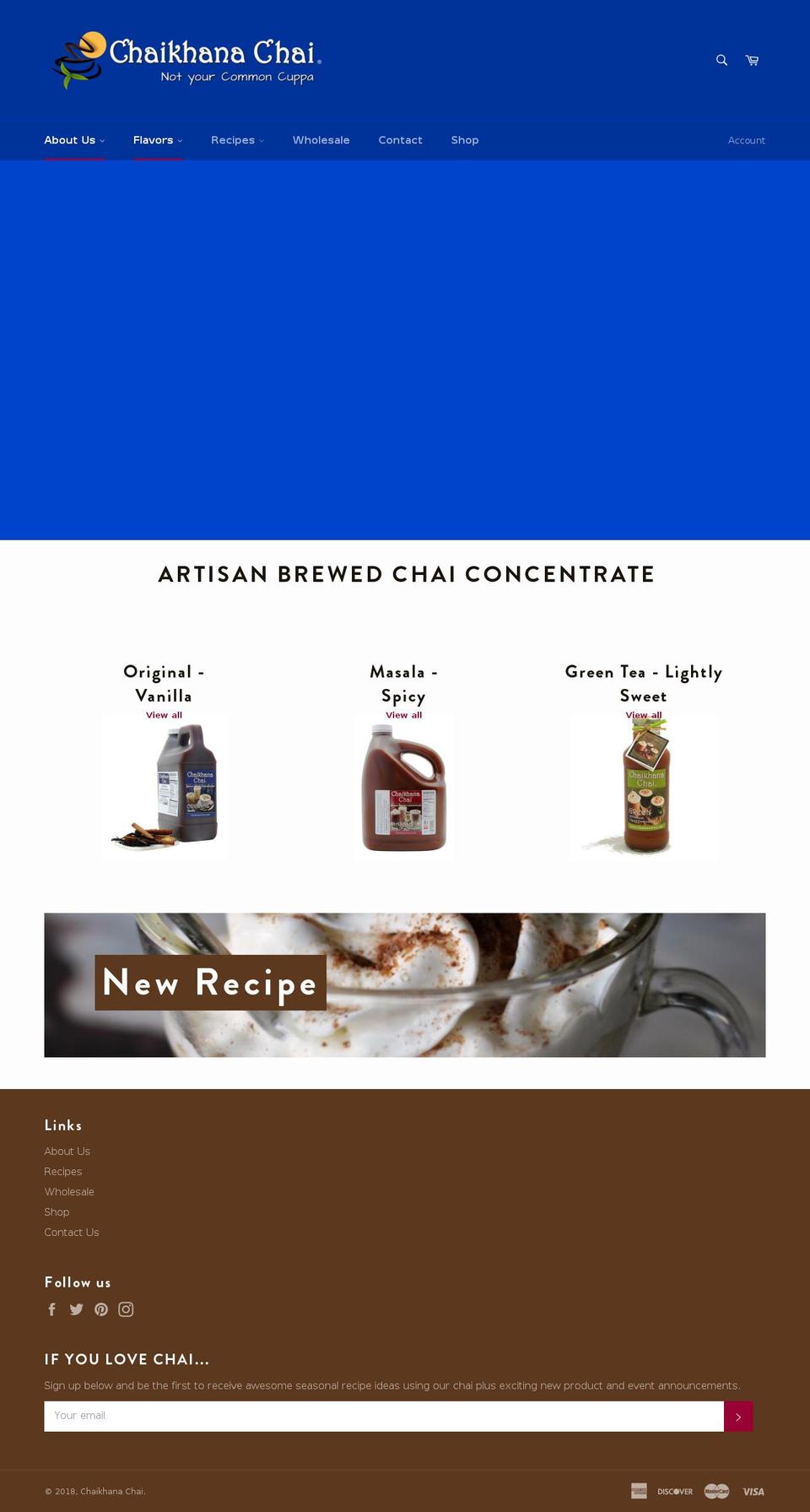chaikhanachai.com shopify website screenshot