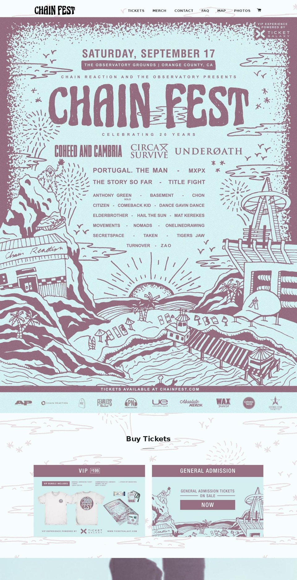 chainfest.com shopify website screenshot