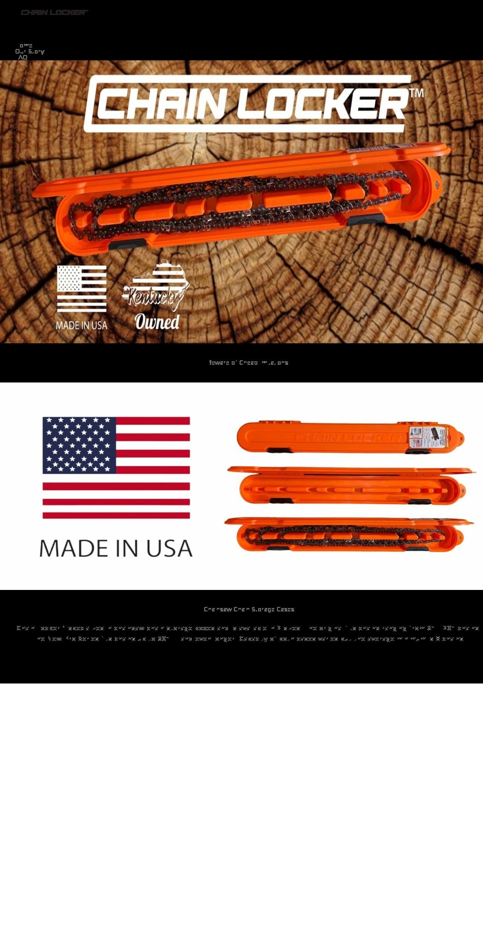 chainlockerusa.com shopify website screenshot