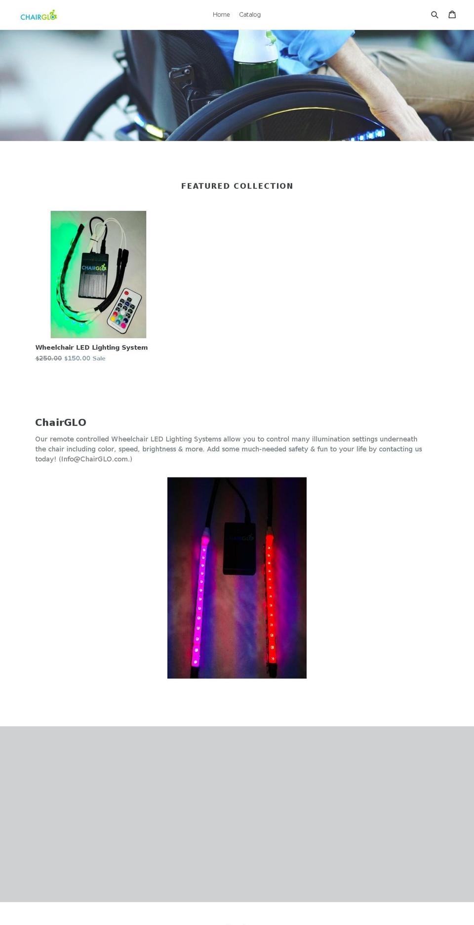 chairglo.com — Shopify storefront screenshot