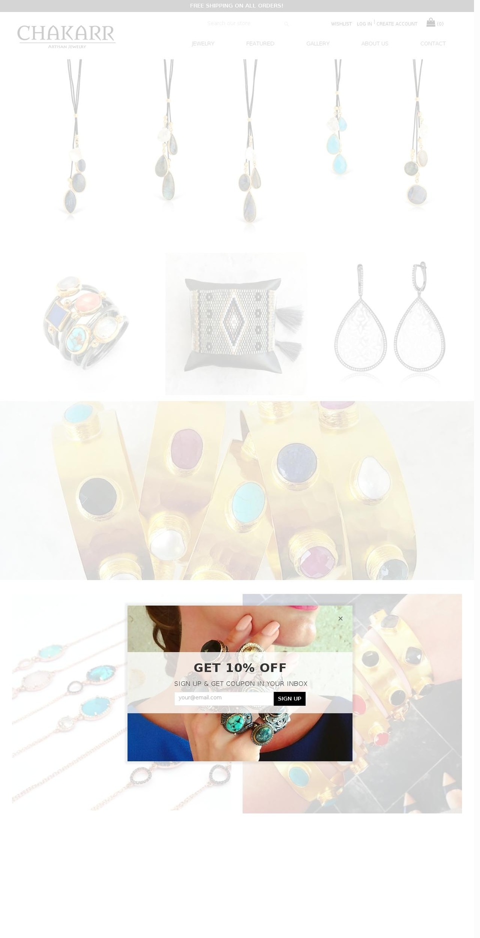 chakarr.com shopify website screenshot