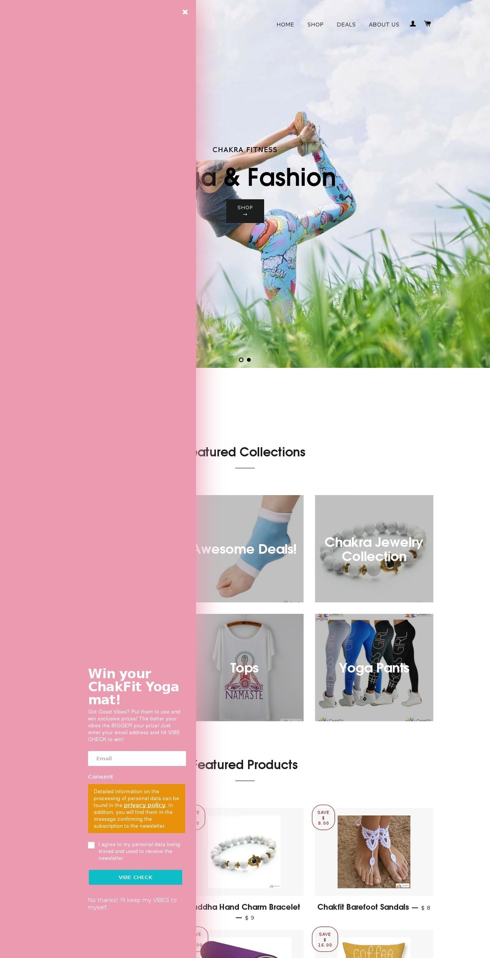 chakfit.com — Shopify storefront screenshot