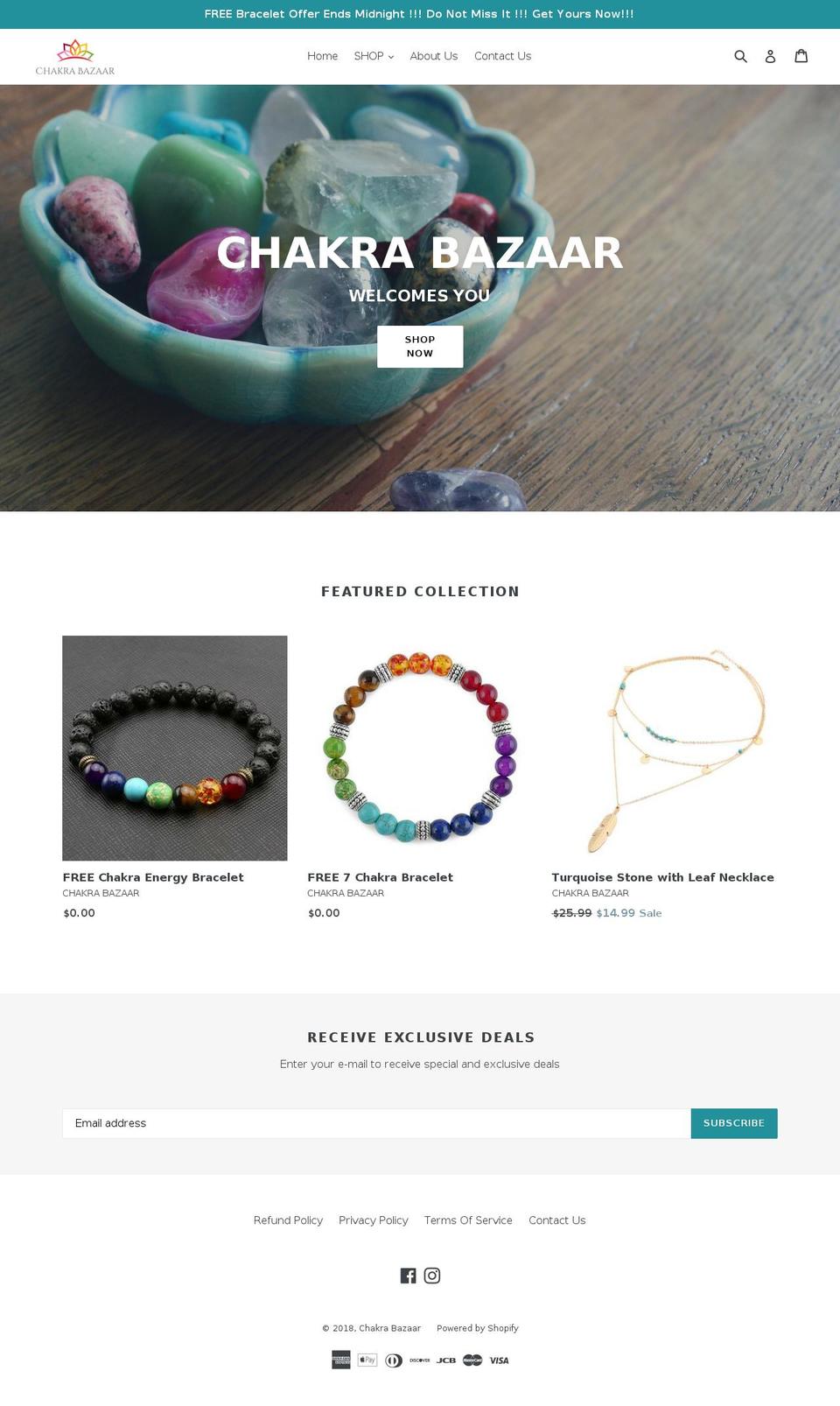 chakrabazaar.com shopify website screenshot