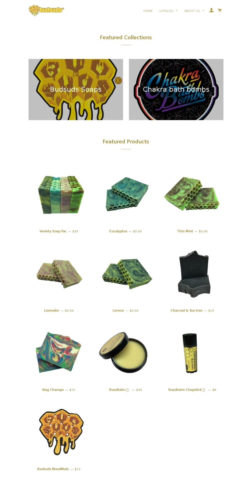 chakrabombs.com shopify website screenshot