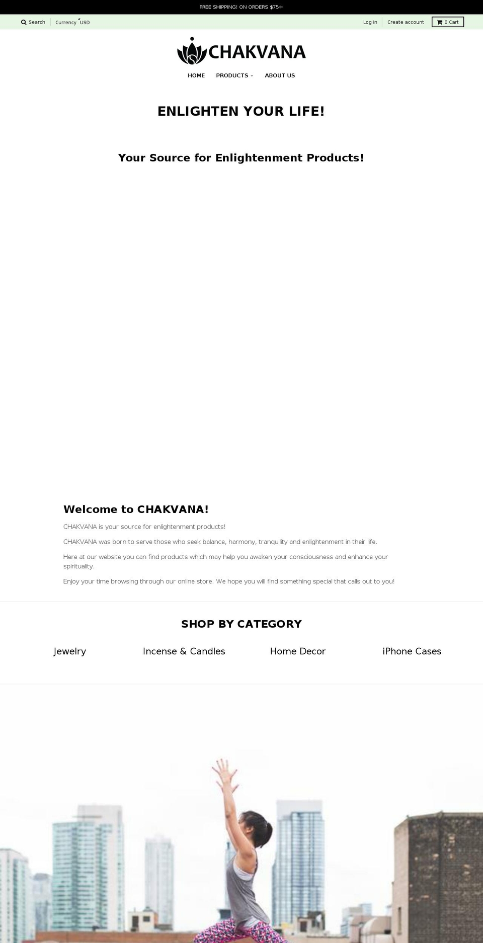 chakvana.com — Shopify storefront screenshot