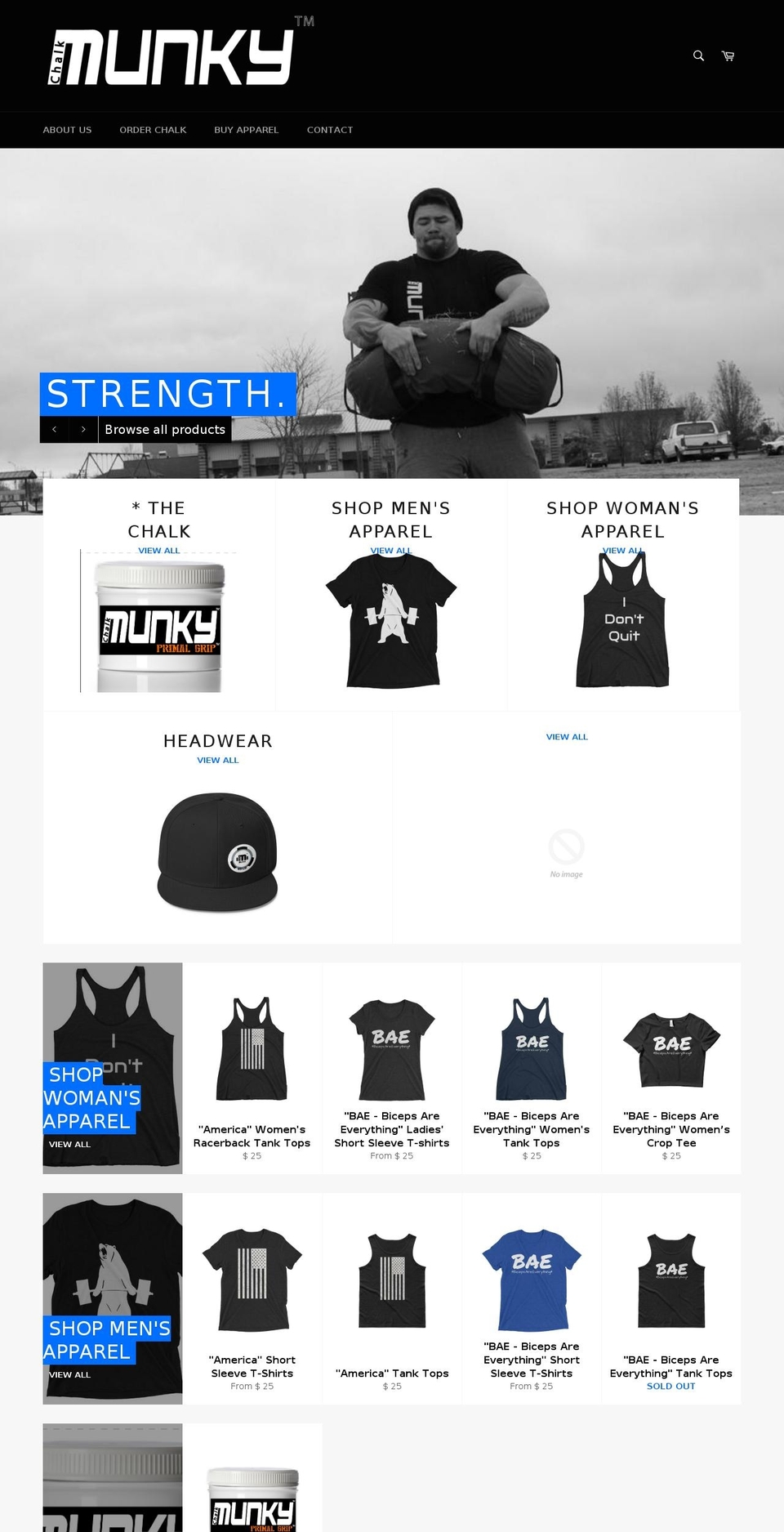 chalkmunky.com — Shopify storefront screenshot